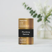 Cartes de visite de plomberie (Debout devant)