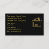 Cartes de visite de plomberie (Dos)