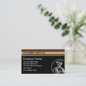 Cartes de visite de plomberie (Debout devant)