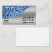 Cartes de visite de plomberie (Devant / Derrière)