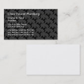 Cartes de visite de plombier (Devant / Derrière)