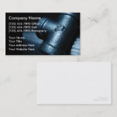 Cartes de visite de plombier (Devant / Derrière)