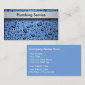 Cartes de visite de plombier (Devant / Derrière)