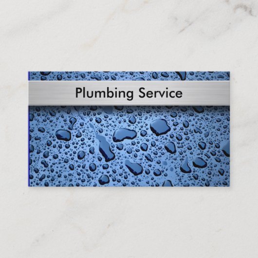 Cartes de visite de plombier (Devant)