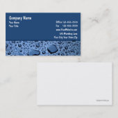 Cartes de visite de plombier (Devant / Derrière)