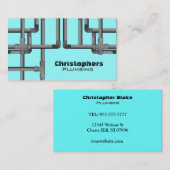 Cartes de visite de plombier (Devant / Derrière)