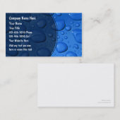 Cartes de visite de plombier (Devant / Derrière)