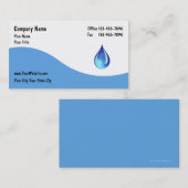 Cartes de visite de plombier (Devant / Derrière)