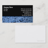 Cartes de visite de plombier (Devant / Derrière)