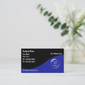 Cartes de visite de plombier (Debout devant)