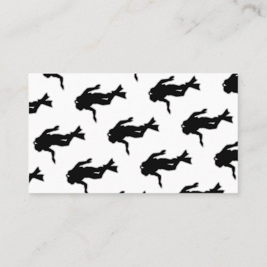 Cartes de visite de plongée (Dos)