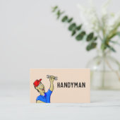 Cartes de visite DE PLUMBRE MÉCANIQUE HANDYMAN (Debout devant)