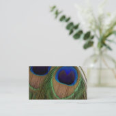 Cartes de visite de plume de paon (Debout devant)