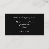 Cartes de visite de plume de paon (Dos)