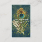 Cartes de visite de plumes de paquebot pleins déta (Dos)