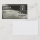 Cartes de visite de podologue (Devant / Derrière)