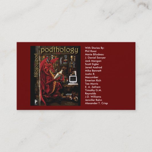 Cartes de visite de Podthology (Devant)