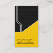 Cartes de visite de pointe (Dos)