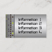 Cartes de visite de pointe (Dos)