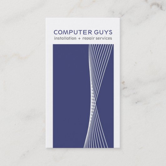 Cartes de visite de pointe modernes (Devant)