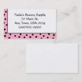 Cartes de visite de "pois" (Devant / Derrière)