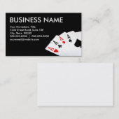 Cartes de visite de poker (Devant / Derrière)