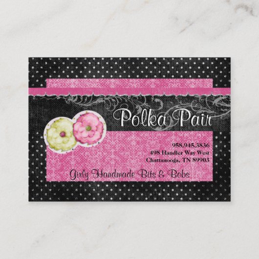 Cartes de visite de Polka Pair Chubby (Devant)