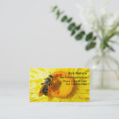 Cartes de visite de pollen d'abeille (Debout devant)