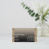 Cartes de visite de porte de garage (Debout devant)