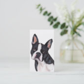 Cartes de visite de portrait de Boston Terrier (Debout devant)
