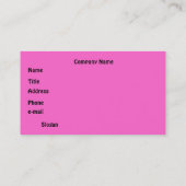 Cartes de visite de poupée de chiffon de (Dos)