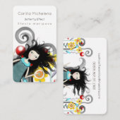 Cartes de visite de poupée papier (Devant / Derrière)