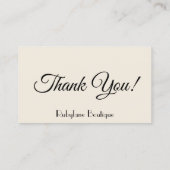 Cartes de visite de poupées antiques (Dos)