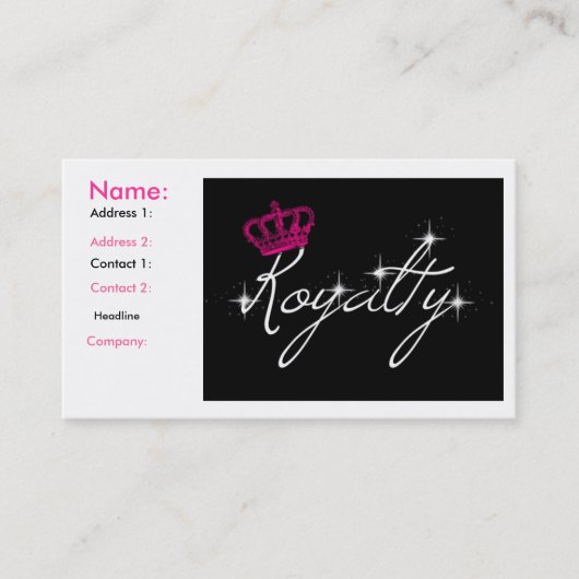 cartes de visite de pourcentage (Devant)