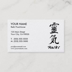Cartes de visite de praticien de Reiki