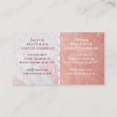 Cartes de visite de prévention du divorce (Dos)