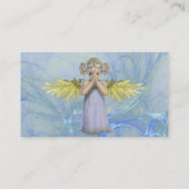 Cartes de visite de prière d'ange (Dos)