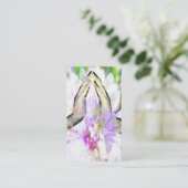 Cartes de visite de prière de mains de prière de (Debout devant)