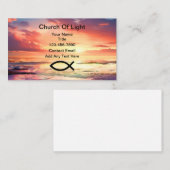 Cartes de visite de prière Pittoresque chrétienne (Devant / Derrière)