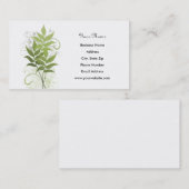 Cartes de visite de printemps (Devant / Derrière)