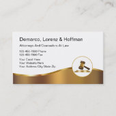 Cartes de visite de procureur classiques (Devant)