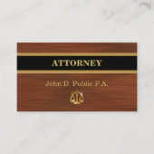 Cartes de visite de procureur modernes (Devant)