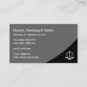 Cartes de visite de procureur professionnels (Devant)