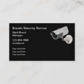 Cartes de visite de produits de sécurité (Devant)