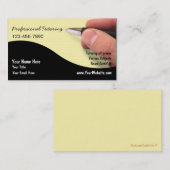 Cartes de visite de professeur (Devant / Derrière)