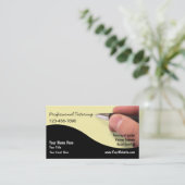 Cartes de visite de professeur (Debout devant)