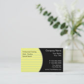 Cartes de visite de professeur (Debout devant)