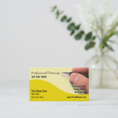 Cartes de visite de professeur (Debout devant)