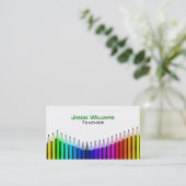 Cartes de visite de professeur d'art (Debout devant)