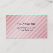 Cartes de visite de professeur remplaçant (Dos)